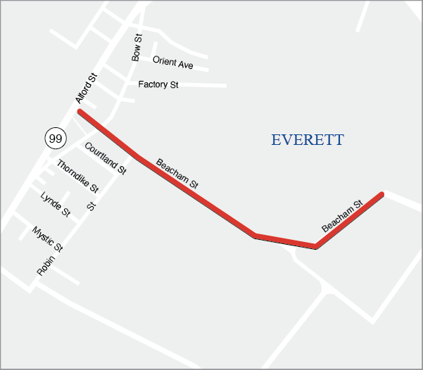 Everett: Reconstruction of Beacham Street